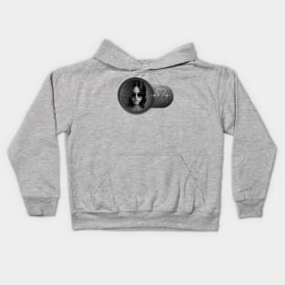 Lost on U Sad girl Black and Grey Kids Hoodie